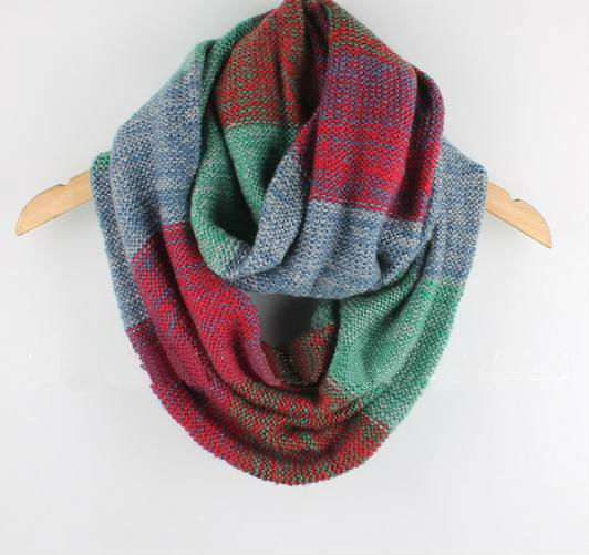 Fall/winter Scarf-2014 Style Scarf-women's Scarf-vintage Scarf-artificial Wool Scarf -boho Scarf-knit Cowl Scarf-handmade Colorful